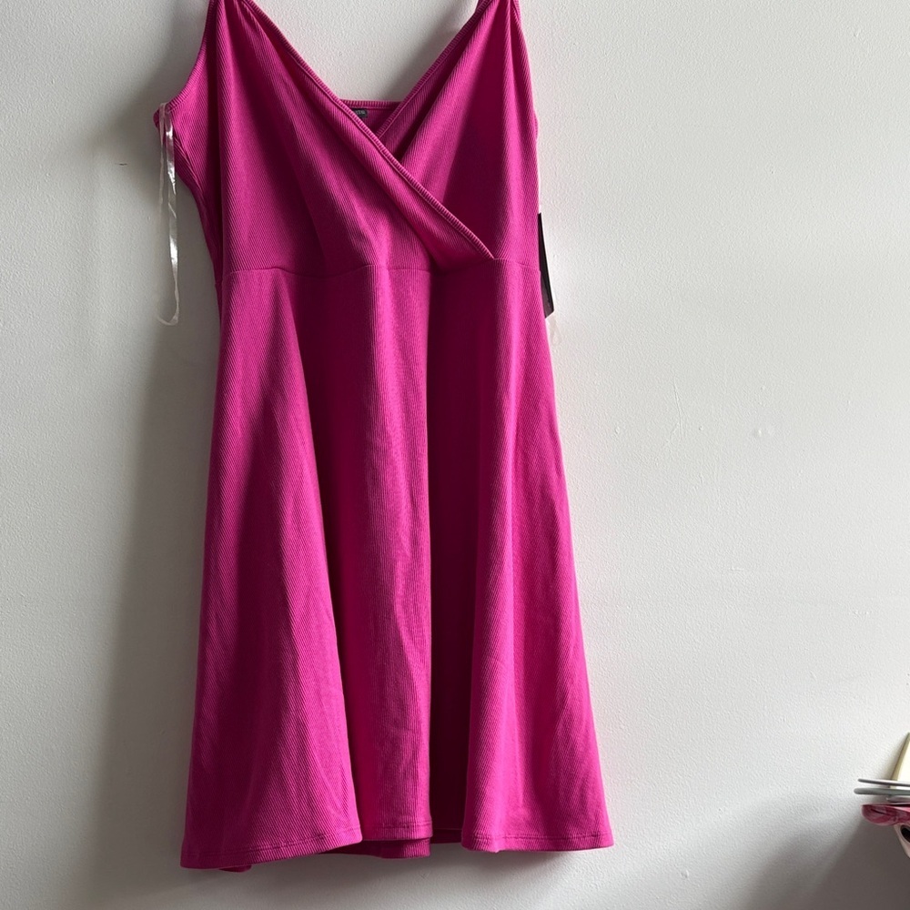 Wild Fable Vibrant Pink Mini Dress